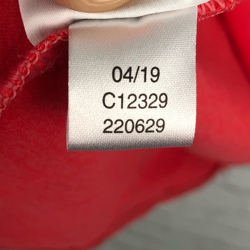 Salomon Red Zip Up Sweater with High Collar - Picture 8 of 9